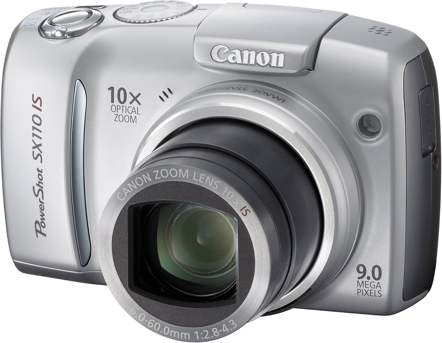 Canon Powershot SX110IS Cámara Digital de 9MP con Zoom Óptico Estabilizado de Imagen de 10x