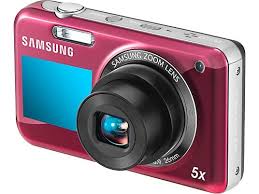 Samsung PL120 doble pantalla color vino brillante